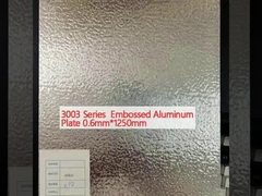 3003 ซีรีส์ พล็อตอัลลูมิเนียมคัดลอก 0.6mm * 1250mm