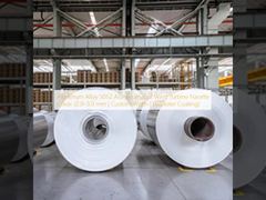 อลูมิเนียมอัลลอยด์ 5052 อลูมิเนียมคอยล์กังหันลมฝาครอบ Nacelle กังหันลม (2.0–3.0 มม. | ความกว้างที่กำหนดเอง | เคลือบโพลีเอสเตอร์)