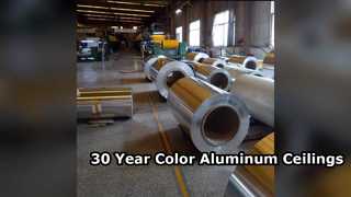 แผ่นฝ้าอลูมิเนียม ทนทาน สี 30 ปี