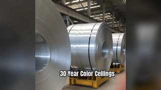 แผ่นฝ้าอลูมิเนียม ทนทาน สี 30 ปี