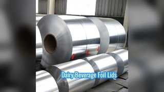 อลูมิเนียมฟอยล์เกรด Pro สำหรับฝาเครื่องดื่มผลิตภัณฑ์นม