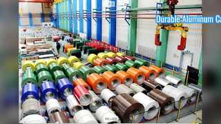 คอยล์หลังคาอลูมิเนียมทนทาน 0.6 มม. เคลือบ RAL