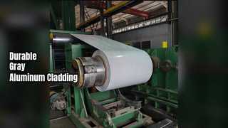 อลูมิเนียมคอยล์สำหรับผนังม่าน 1.2มม. สีเทา