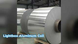 คอยล์อลูมิเนียมทนทานสำหรับกล่องไฟ