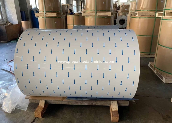 A3004 H24 PVDF สีเคลือบอลูมิเนียมสำหรับประตูชัตเตอร์ผลิต