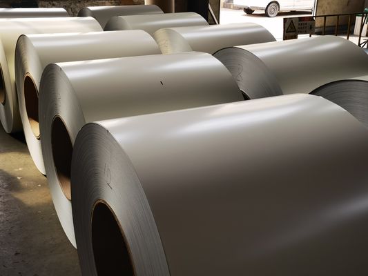 0.2-6.0mm สีเคลือบอัลลูมิเนียม Roofing Coil, คุณภาพสูง Prepainted อัลลูมิเนียม Coil