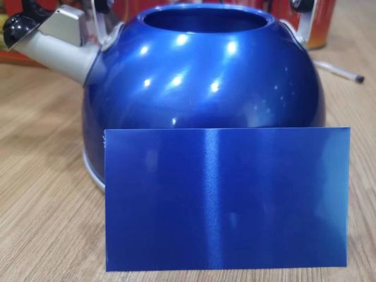 Alloy1060 Temper O หนา 0.80 มม. เส้นผ่านศูนย์กลาง 460 มม. แผ่นอลูมิเนียมทาสีเคลือบเงาสูงวงกลมอลูมิเนียมสำหรับทำเครื่องครัว