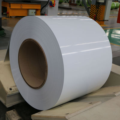 AA3003/1.3mm 1250mm สีขาว Pre-Painted อลูมิเนียม Coil สําหรับตกแต่งภายใน