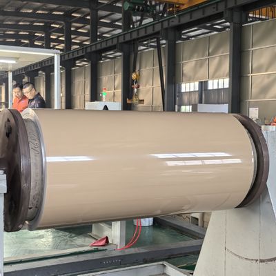 อลูมิเนียมอัลลอย 3105 0.80 มม. ความหนาสถาปัตยกรรมขดลวดอลูมิเนียมพายสำหรับผนังด้านหน้า