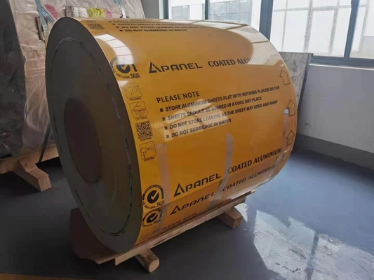 AA5052 H38 1.5MM โคลิปอลูมิเนียมเรียงสีก่อนสําหรับการใช้งานรถไฟฟ้า