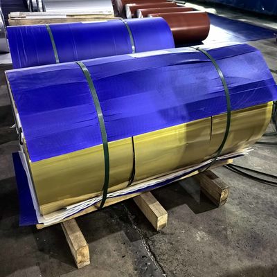 ฟอยล์อลูมิเนียมสีสำหรับระบบหลังคา (โลหะผสม AA1050/1060/1100, ความหนา 0.11 มม.)