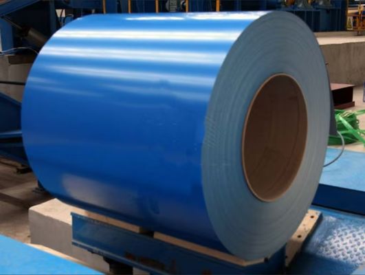 คอยล์อลูมิเนียมเคลือบสีสำเร็จรูป Alloy 5052 หนา 0.3 มม. สำหรับฝาครอบปั๊ม