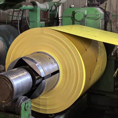 ขดลวดอลูมิเนียมเคลือบสีสำเร็จรูป 0.5 มม. × 1000 มม. × ขด สำหรับใช้ภายนอกอาคาร