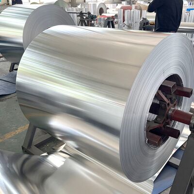 ขดลวดอะลูมิเนียมเคลือบสี Alloy 3003 หนา 0.1 มม. สำหรับเปลือกโคมไฟ