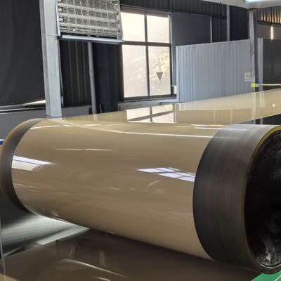 สับสนธิ 3105 โคลิปอลูมิเนียมที่ทาสีก่อน พร้อม PPG Kynar PVDF Coating ในสีเทาแมท RAL 7046 สําหรับแผ่นหลังคา