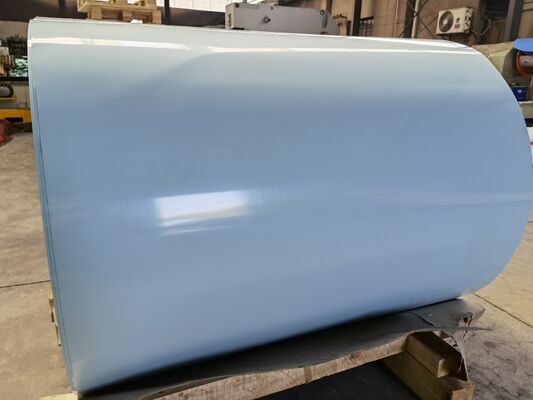 AA3003 H14 0.6MM ม้วนอลูมิเนียมเคลือบสีทั้งสองด้าน สีน้ำตาล สำหรับวัสดุท่อน้ำฝน