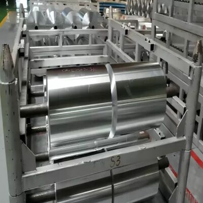 อลูมิเนียมอัลลอยด์ 8011 อลูมิเนียมฟอยล์สำหรับบรรจุภัณฑ์กึ่งแข็ง | ความหนา 0.04–0.15 มม. | ความกว้าง 100–1200 มม. | หล่อลื่นหรือธรรมดา-