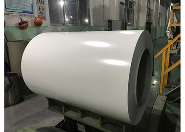 AA3105 H24 14 "356 มม. กว้าง 0.019" ความหนา 0.48 มม. เคลือบสีขาวอลูมิเนียม Trim Coil ใช้สำหรับตัดหน้าต่าง